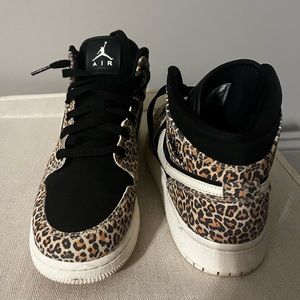 Cheetah Air Jordan 1s mid.